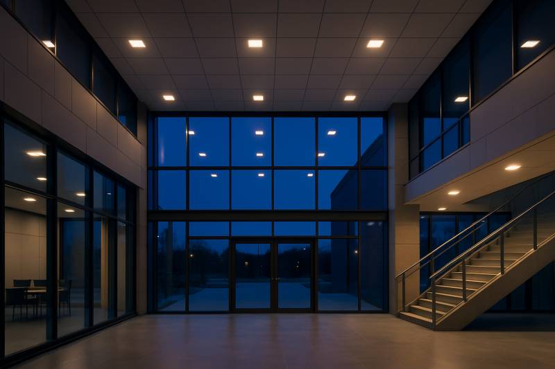 Installation de capteurs de lumière ambiante dans un bâtiment tertiaire à Lyon