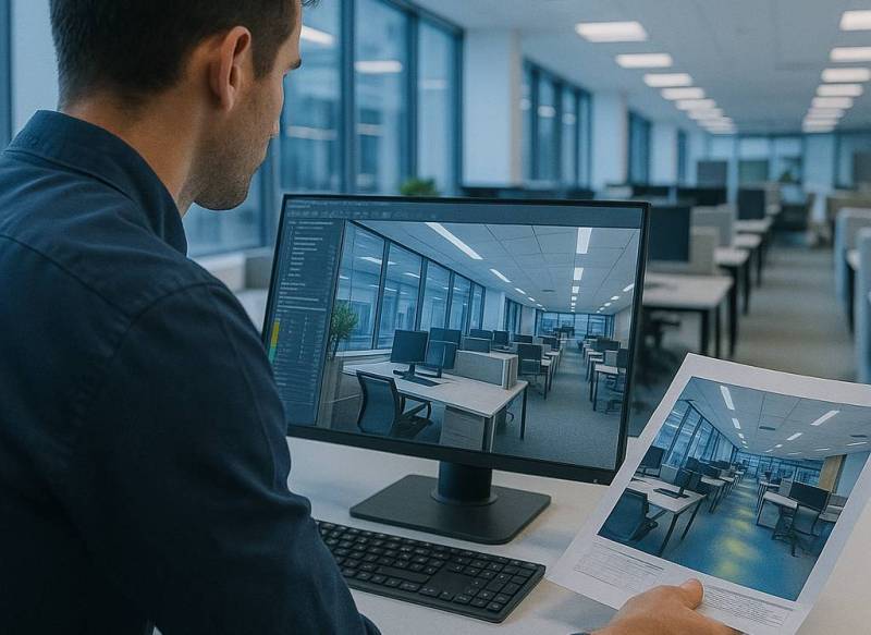 Entreprise pour rénover l’éclairage de vos bureaux à Grenoble