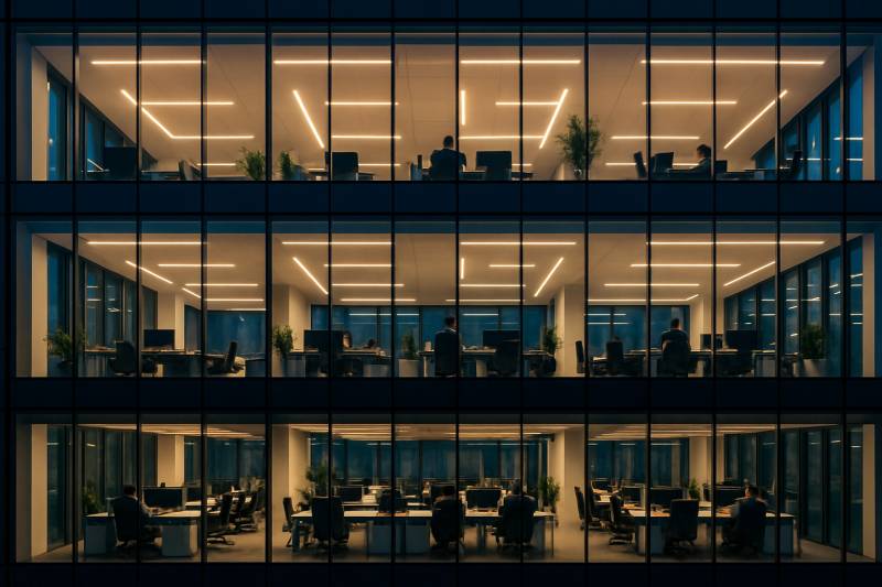 Audit et optimisation de l’éclairage d'un bureau en hiver à Lyon