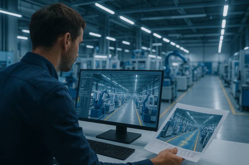 Solutions d'éclairage pour entreprise industrielle de pointe à Lyon