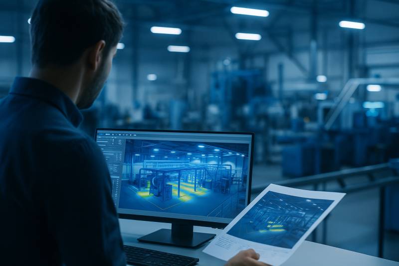 Bureau d'étude expert en optimisation de l’éclairage industriel à Grenoble