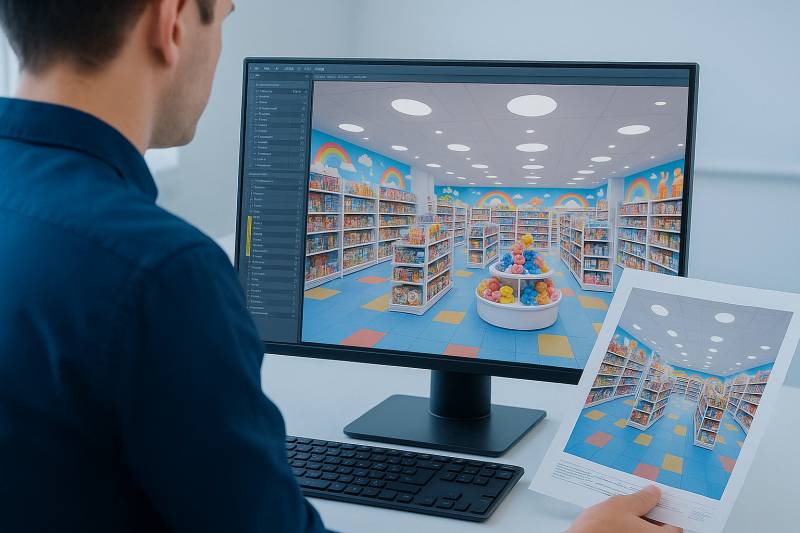 Bureau d'étude expert en optimisation d’éclairage de magasin de jouet à Dijon