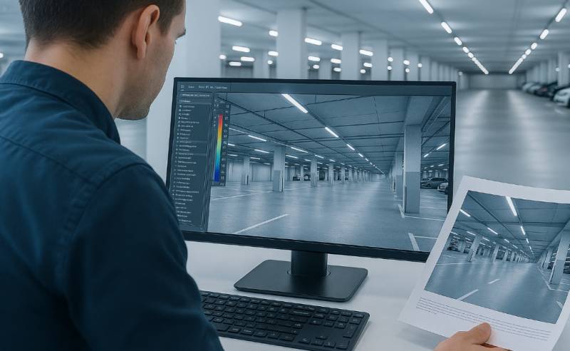 Bureau d'étude expert en éclairage intelligent des parkings et zones techniques à Mâcon
